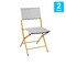 Flash Furniture Navy/White PE Rattan Folding Bistro Chairs, 2PK 2-FV-FWA086-NVY-WHT-GG - alternate 7